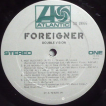 FOREIGNER - Double Vision