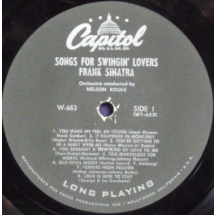 FRANK SINATRA - Songs for swingin' lovers!