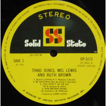 The Big Band Sound Of Thad Jones • Mel Lewis Featuring Miss Ruth Brown