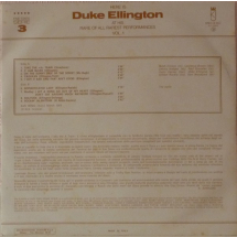 DUKE ELLINGTON - At his rare of all rarest performances, Vol.1