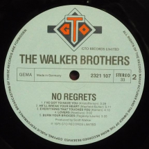THE WALKER BROTHERS - No regrets