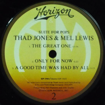 THAD JONES & MEL LEWIS - Suite For Pops