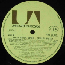 SHIRLEY BASSEY - Never, never, never