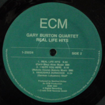 Gary Burton Quartet ‎– Real Life Hits