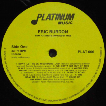 ERIC BURDON - The Animals Greatest Hits