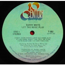 BARRY WHITE - Let the music play