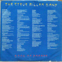 STEVE MILLER BAND - Book of dreams