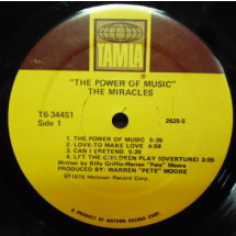 THE MIRACLES - The Power Of Music