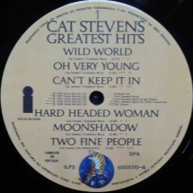CAT STEVENS - Greatest Hits