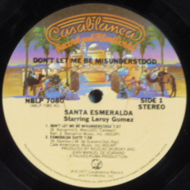 SANTA ESMERALDA - Don't let me be misunderstood