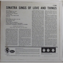 Sinatra sings of love and things