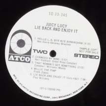 JUICY LUCY - Lie back and enjoy it