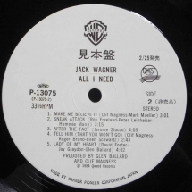 JACK WAGNER - All I Need