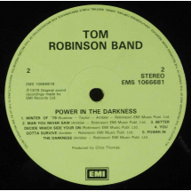 TOM ROBINSON BAND - Power in the darkness