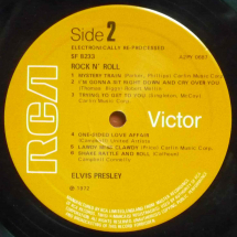 ELVIS PRESLEY - Rock'n'roll