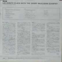 Lee Konitz plays with The Gerry Mulligan Quartet