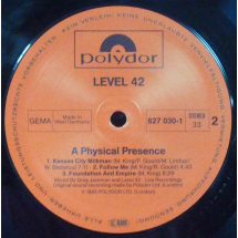 LEVEL 42 - A Physical Presence