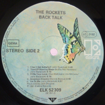 THE ROCKETS - Back Talk