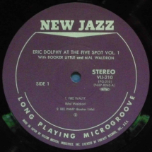 ERIC DOLPHY - At The Five Spot