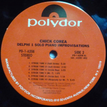 CHICK COREA - Delphi 1 Solo Piano Improvisations