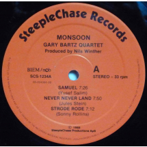 GARY BARTZ QUARTET - Monsoon