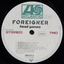 FOREIGNER - Head Games