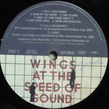 Wings - at the speed of sound