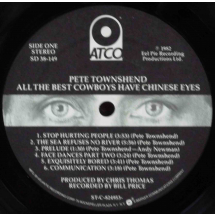 PETE TOWNSHEND - Chinese Eyes