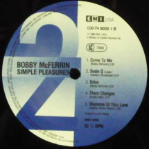 BOBBY McFERRIN - Simple pleasures
