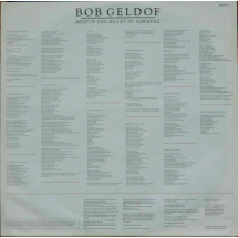 BOB GELDOF - Deep in the heart of Nowhere