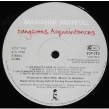 MARIANNE FAITHFULL - Dangerous Acquaintances