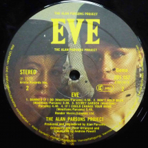 THE ALAN PARSONS PROJECT - Eve