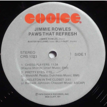 JIMMIE ROWLES - Paws that refresh