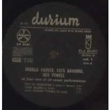 CHARLIE PARKER, FATS NAVARRO, BUD POWELL - At their rare of all rarest performances, Vol.1