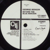 GEORGE BENSON - Beyond the blue horizon